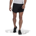 adidas Fast Reflective Split Shorts (Performance Running Shorts) short black men's